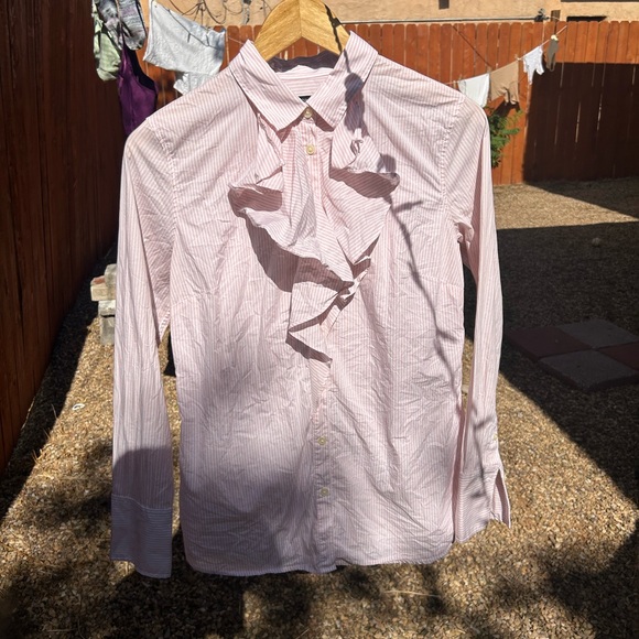 Banana Republic Ruffled Riley Shirt - Picture 3 of 4